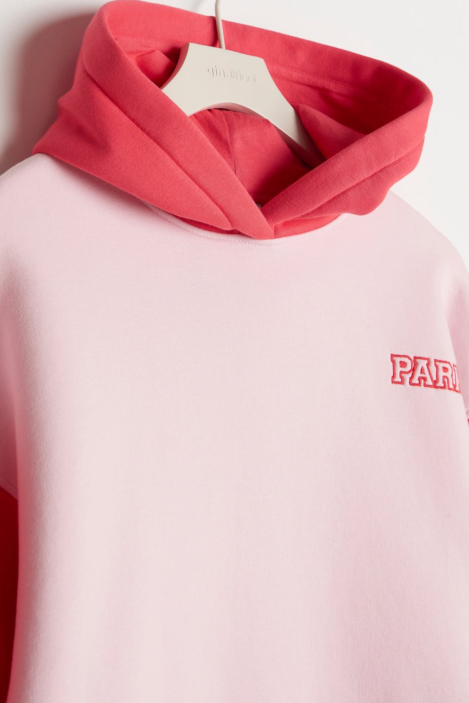 S oversized block hoodie