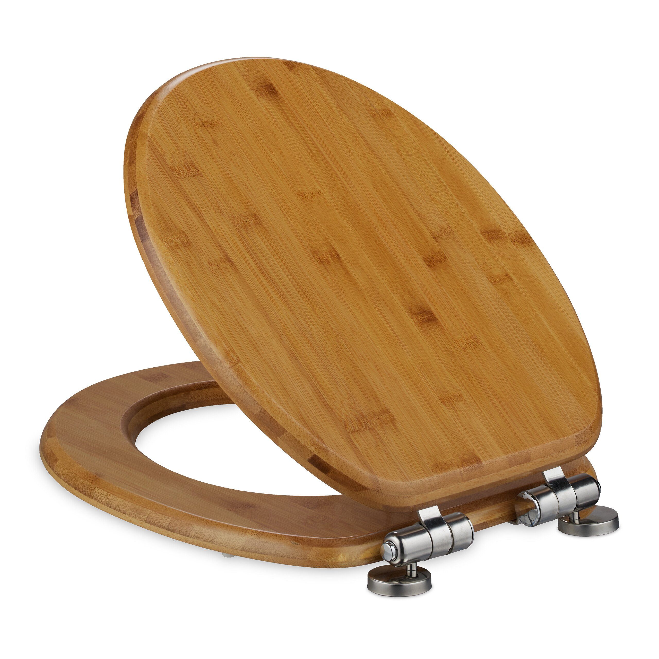 relaxdays WC-Sitz Toilettendeckel mit Absenkautomatik