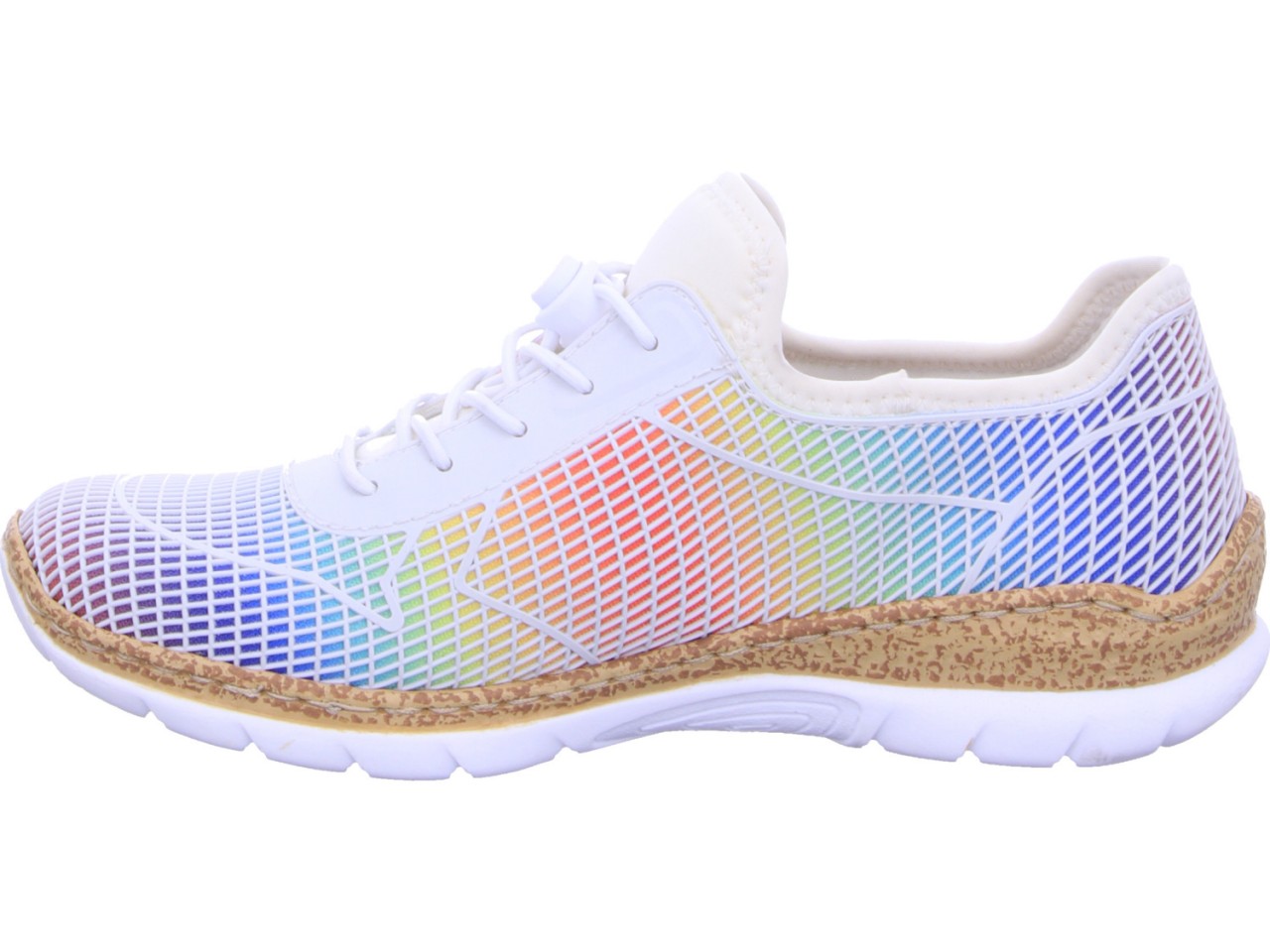 RIEKER Sportliche Slipper bunt