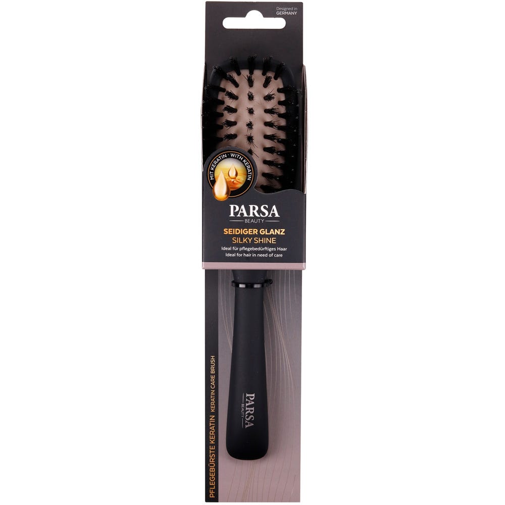 PARSA Beauty Keratin Care & Shine Pflegebürste lang schmal