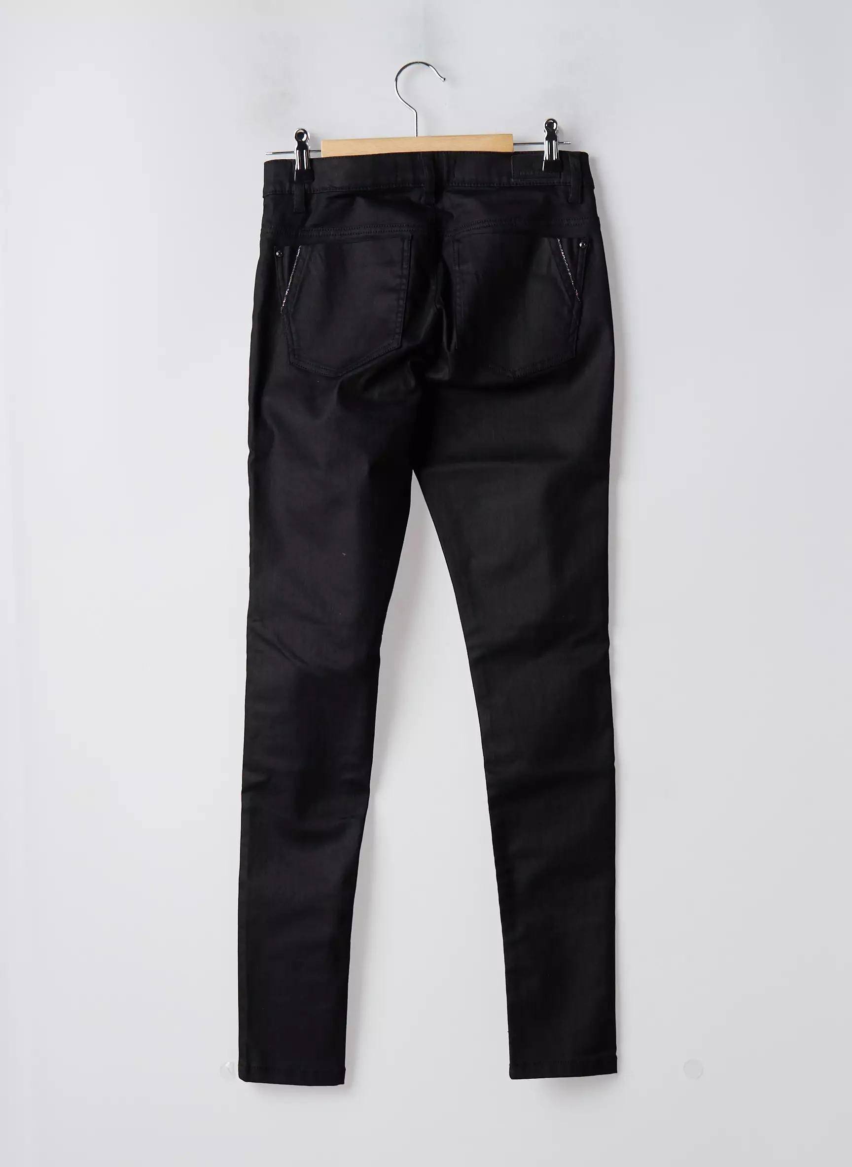 Ikks Pantalons Slim Femme couleur noir