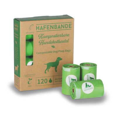 HAFENBANDE Kompostierbare Hundekotbeutel