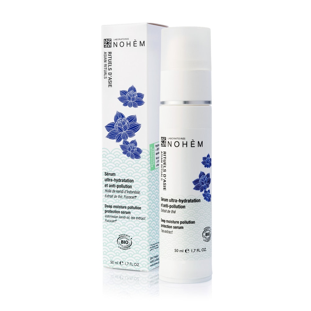 nohèm Sérum ultra-hydratation et anti-pollution sérum hydratant visage