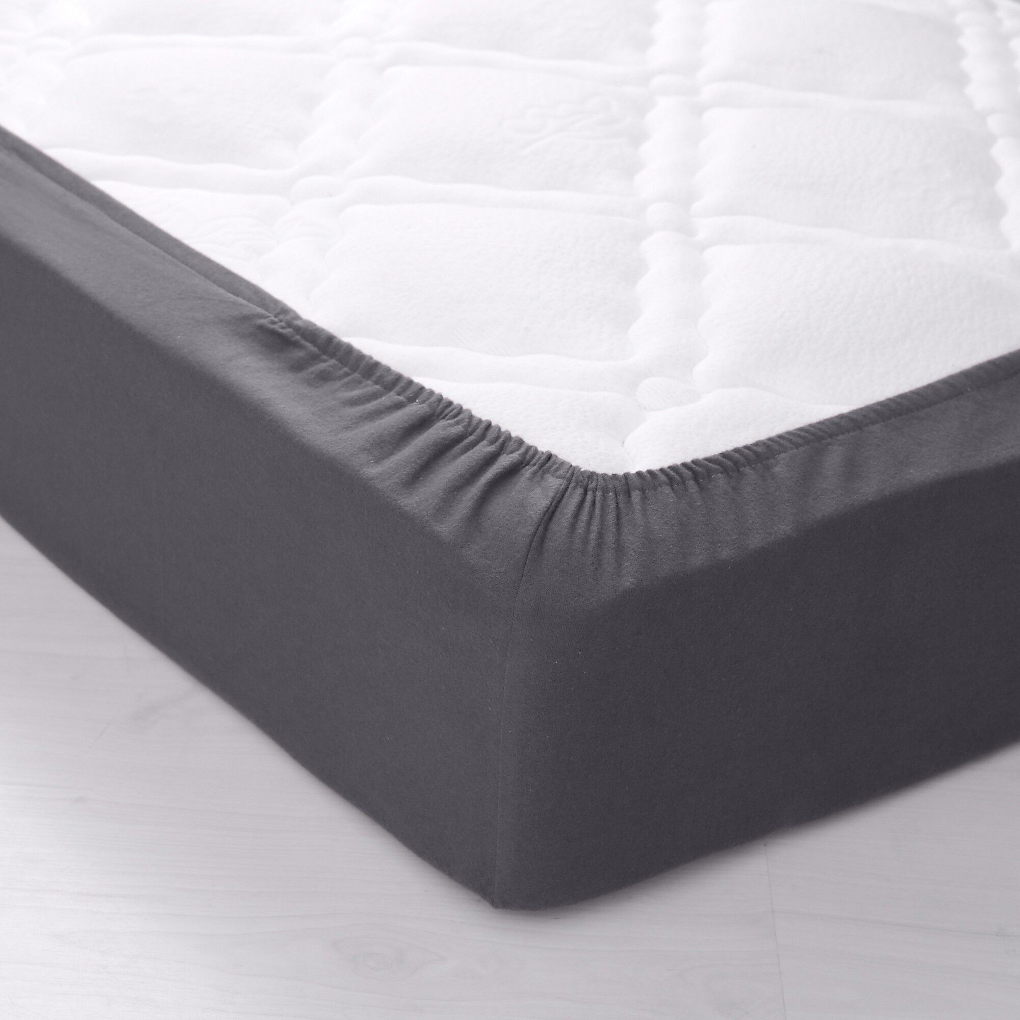 Linge de lit uni flanelle