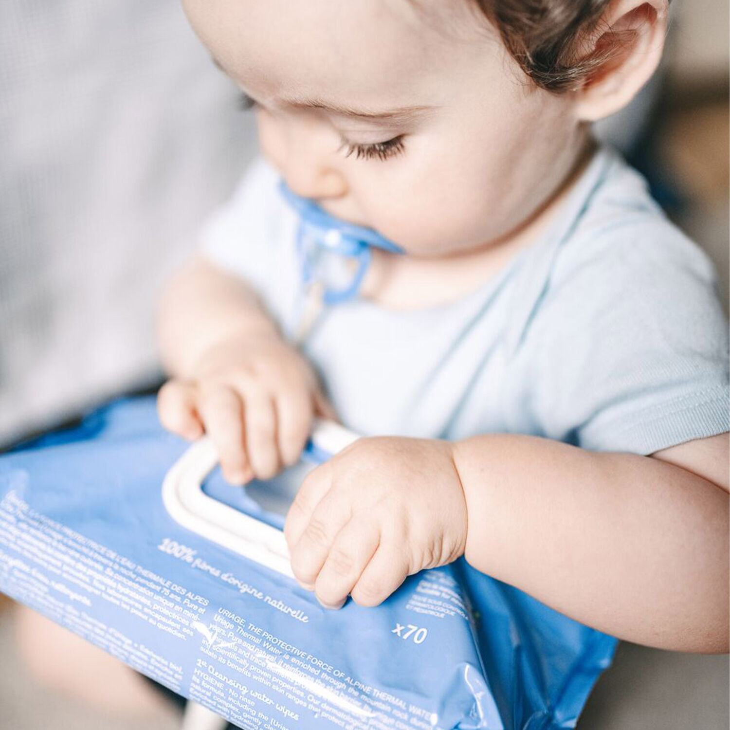 Uriage Bébé 1ères Lingettes Nettoyantes x 70
