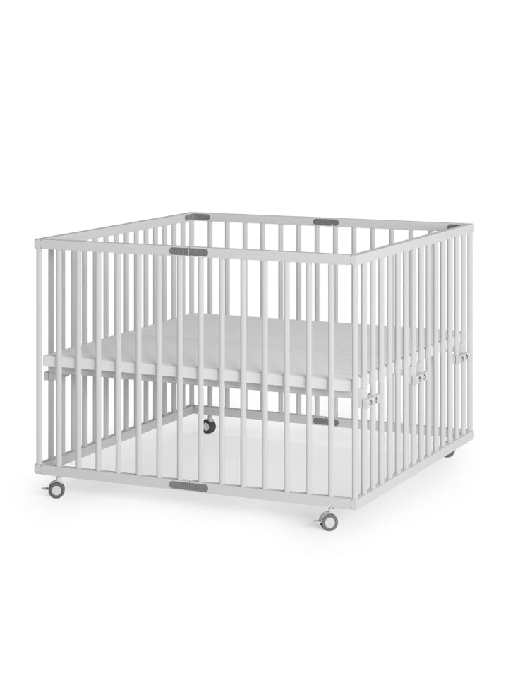 Sämann Sämann Laufgitter faltbar - weiß - Premium Kollektion günstig kaufen 100x100 cm