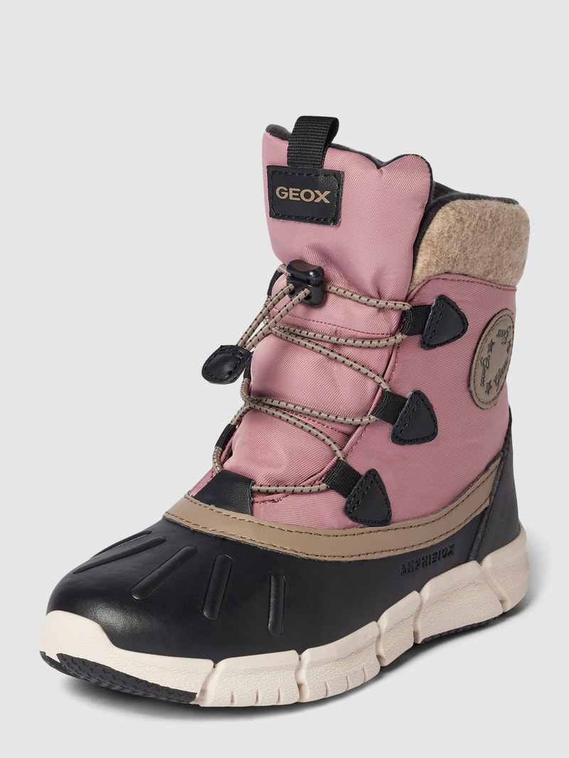 Stiefel mit Drawstring-Verschluss Modell 'FLEXYPER' in pink