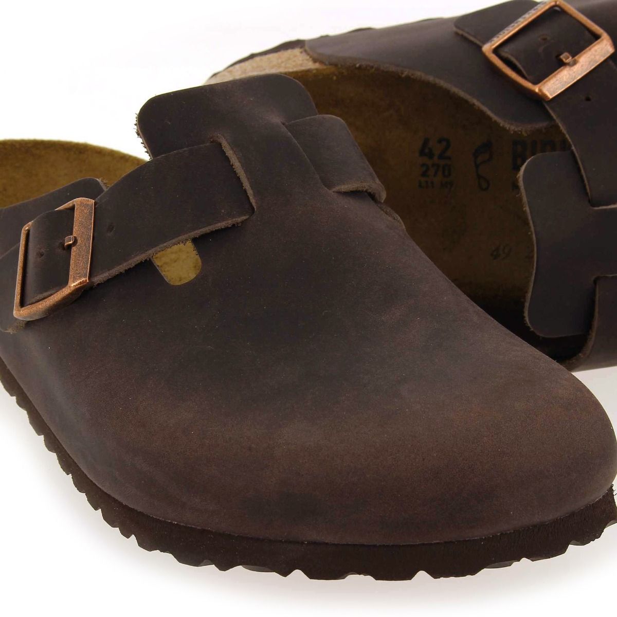 Birkenstock  BOSTON OILED LEATHER M - Marron
