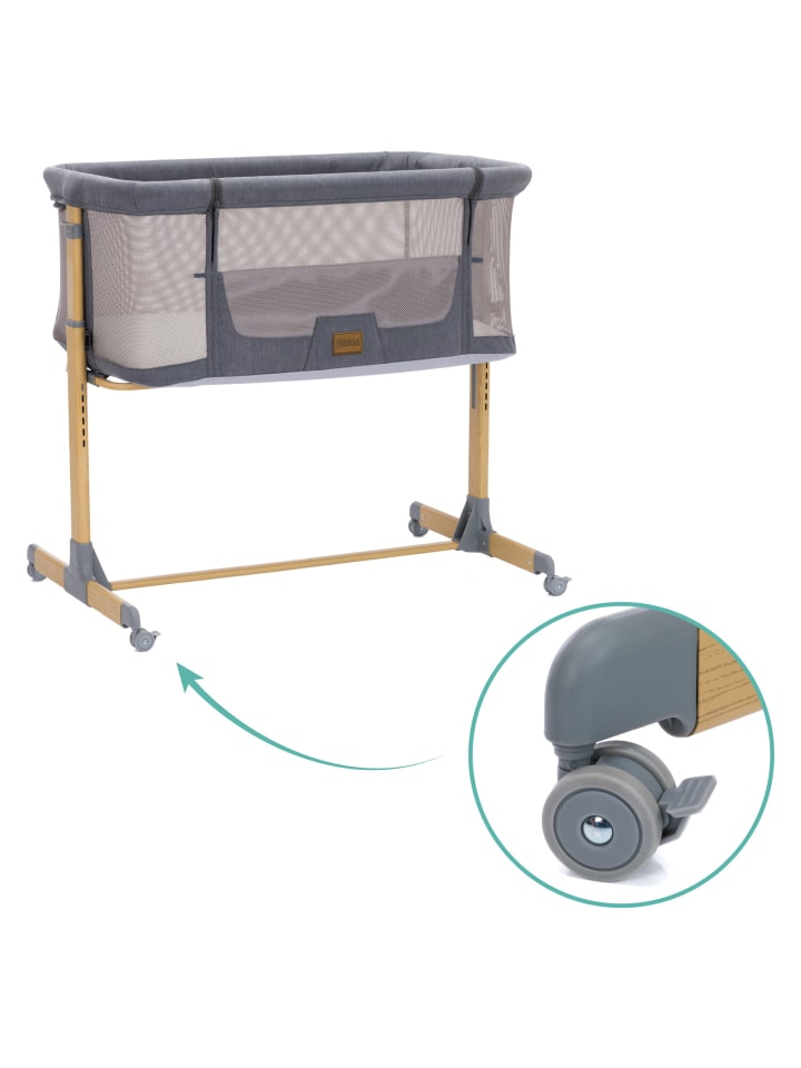 fillikid Beistellbett Air Exklusiv in Grau günstig kaufen onesize