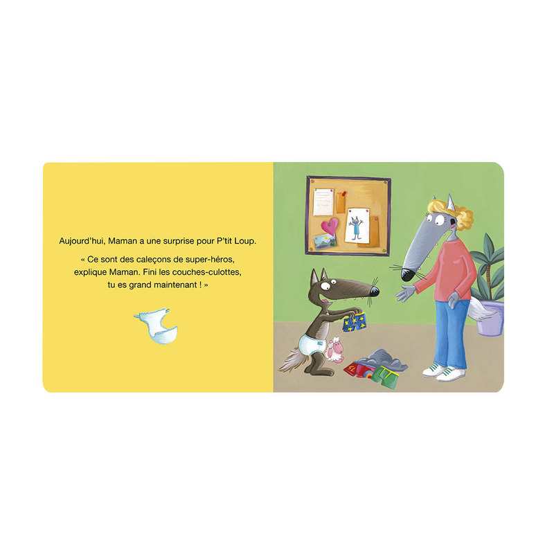 Livre P'tit loup ne met plus de couches - Auzou