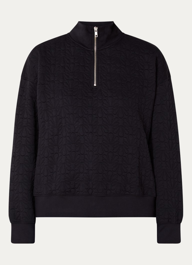 Texturált Levi's pulóver félcipzárral