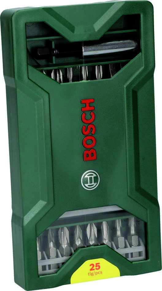 Accessoires verts Bosch 2607019676 Coffret de 25 mini-embouts de vissage X-Line