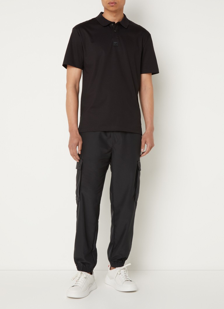 Polo HUGO BOSS Deabono de corte regular com logotipo