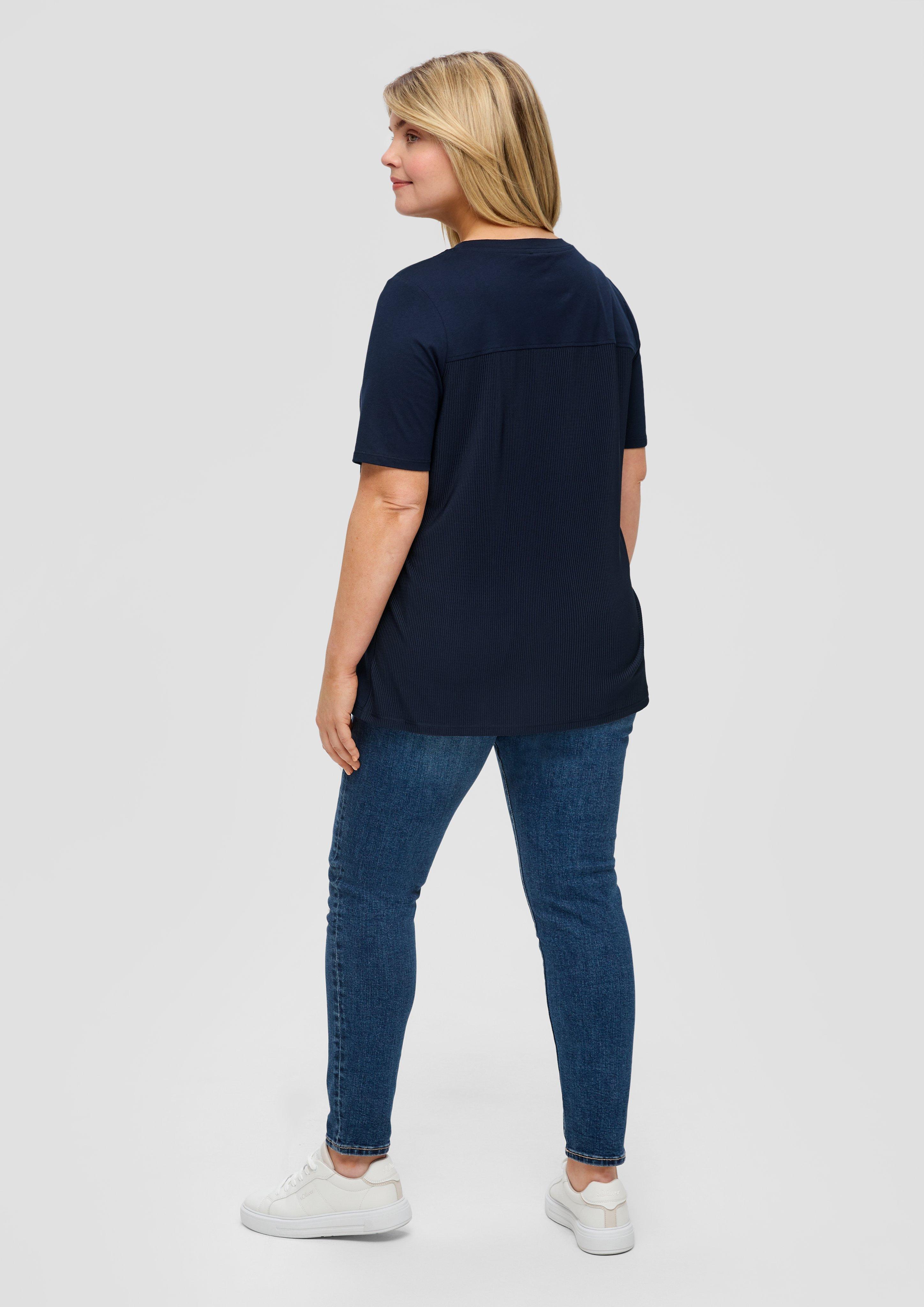 T-Shirt mit Plisseefalten am Rücken  2151548-5959