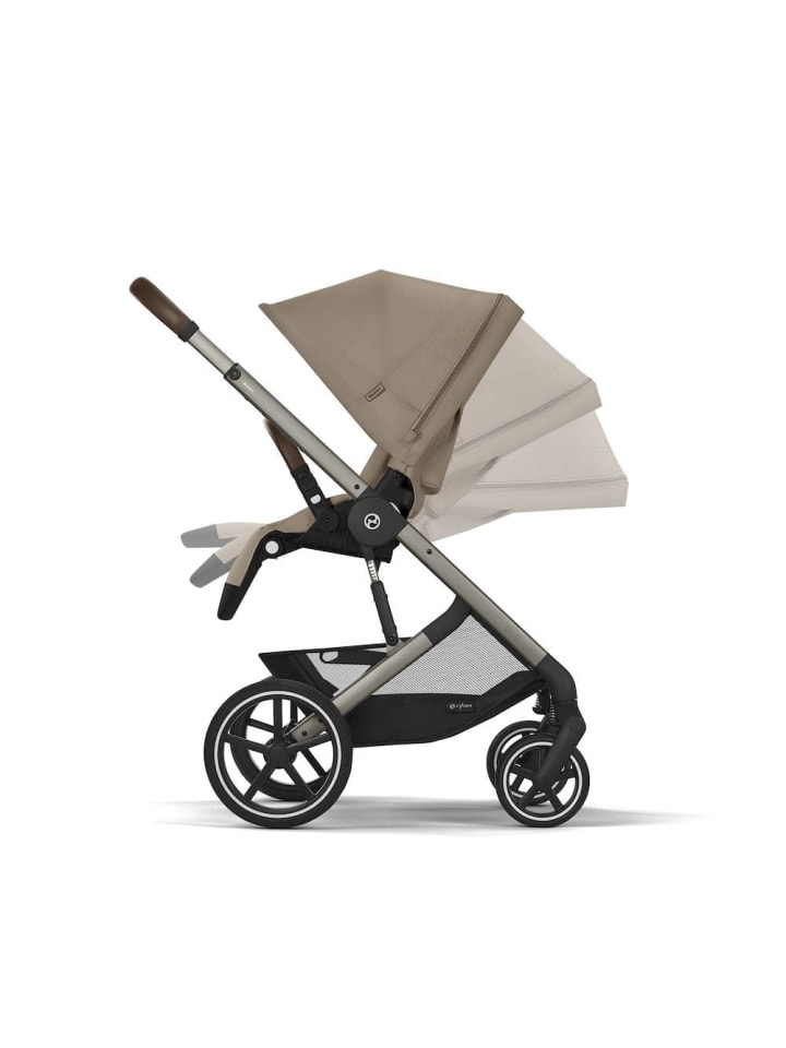 Cybex Cybex Balios S Lux Kinderwagen - Farbe: Almond Beige / Gestell Taupe günstig kaufen onesize