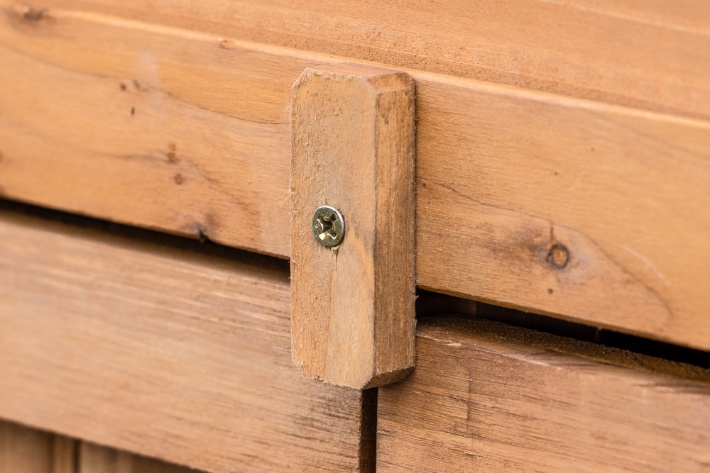 Powertec Garden Werkzeugschrank Holz