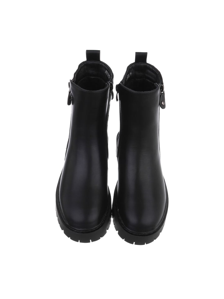 Ital-Design Stiefelette in Schwarz günstig kaufen 39