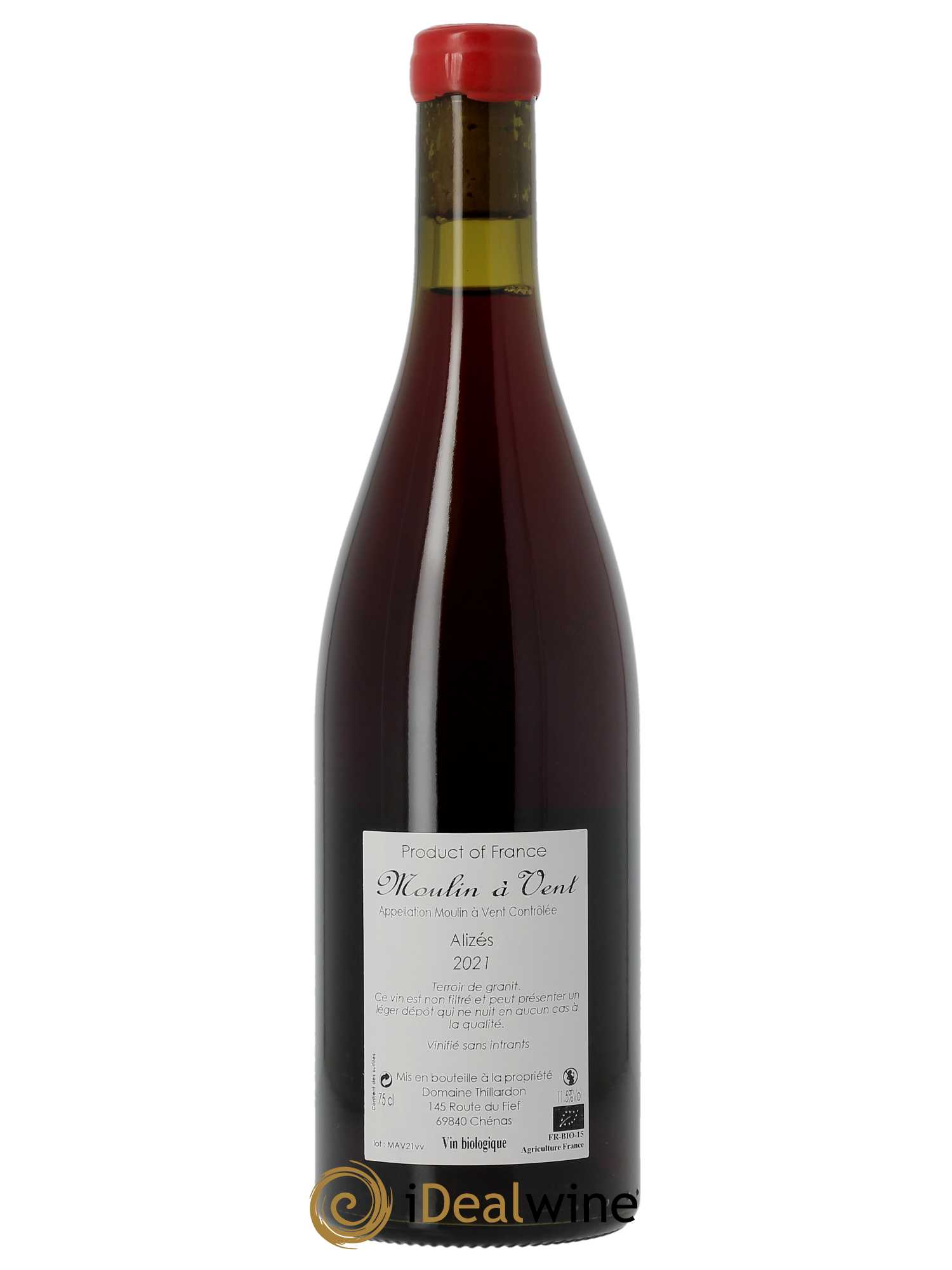Moulin à Vent Paul-Henri Thillardon  2021 - Lot de 1 Bouteille