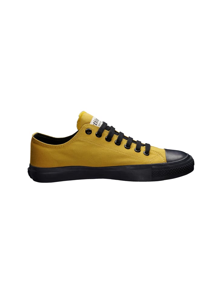 ethletic Canvas Sneaker Black Cap Lo Cut in Mustard Yellow P | Jet Black günstig kaufen