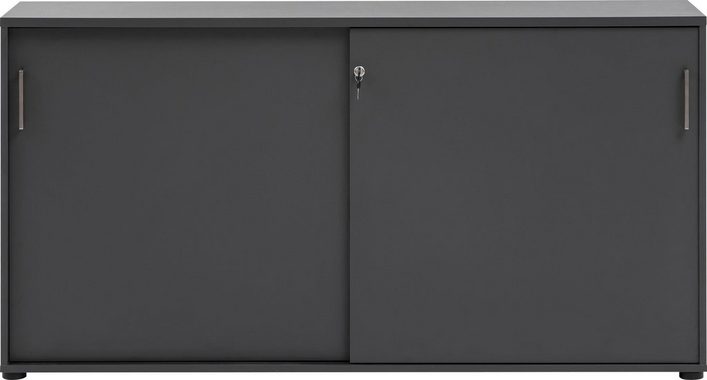 Schildmeyer Aktenschrank Serie 1500 abschließbare Kommode, Maße B160,2 x T41 x H84,2 cm, Made in Germany