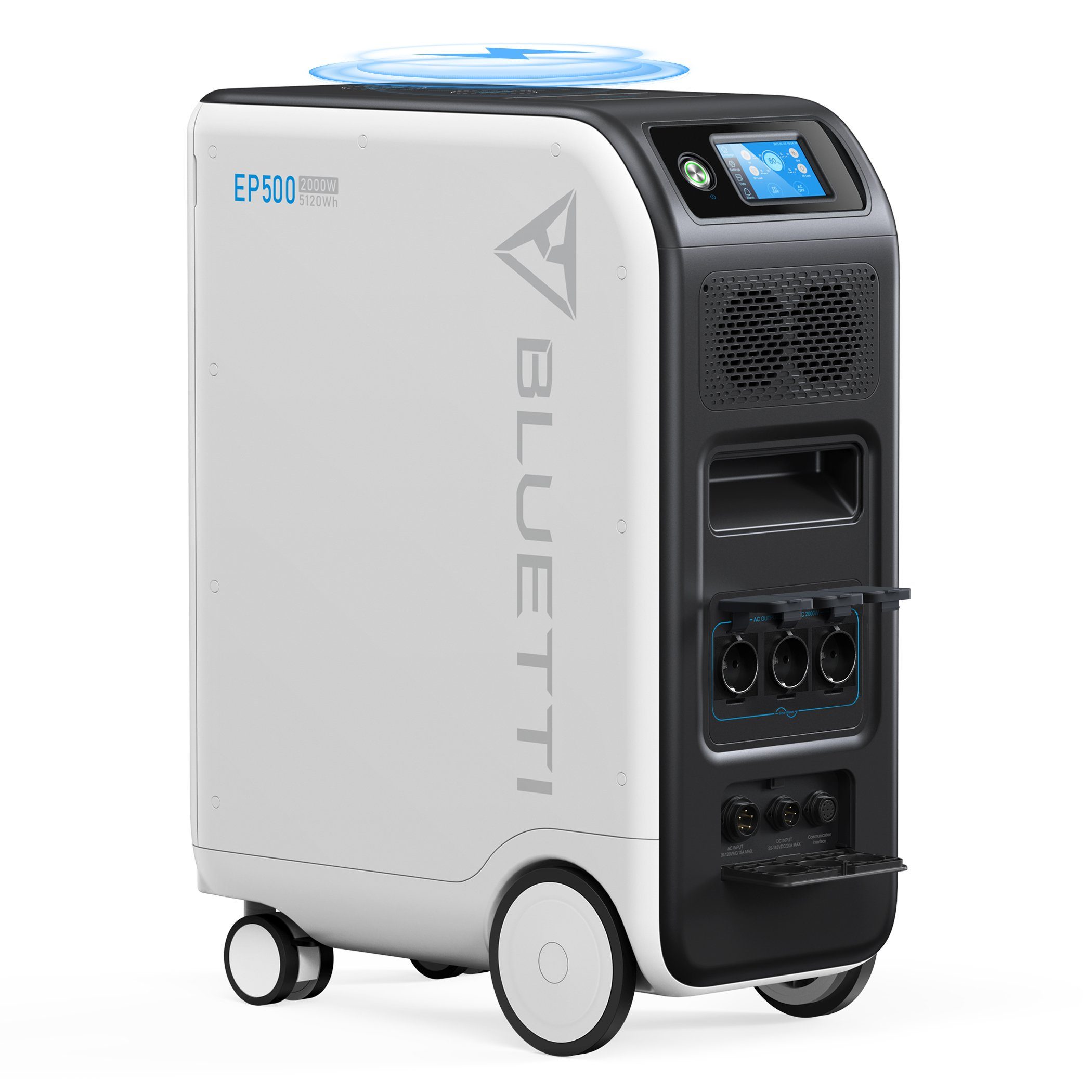 BLUETTI Stromerzeuger EP500 5100Wh/2000W Solar Powerstation, (1-tlg), für den Heimgebrauch, Stromausfall