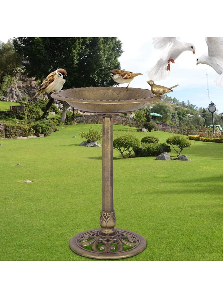 COSTWAY Vogelfutterstation in Bronze günstig kaufen onesize