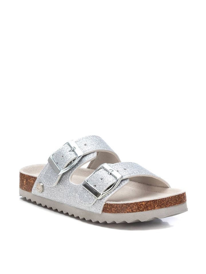 XTI Kids Pantoletten in Silber günstig kaufen