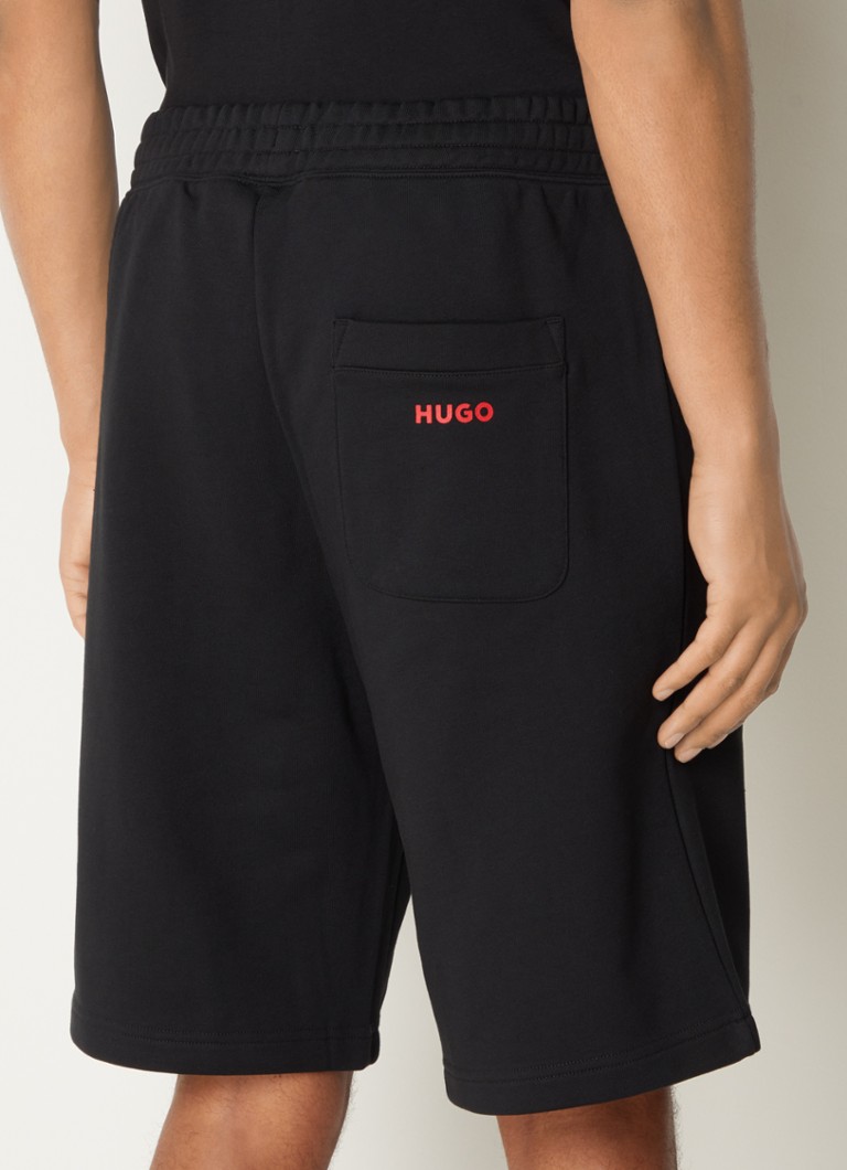Pantaloni scurți sport HUGO BOSS Dinque cu croi drept și logo imprimat