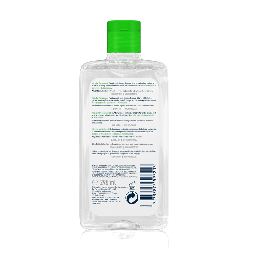 CeraVe CeraVe Eau Micellaire pour les peaux normales à sèches