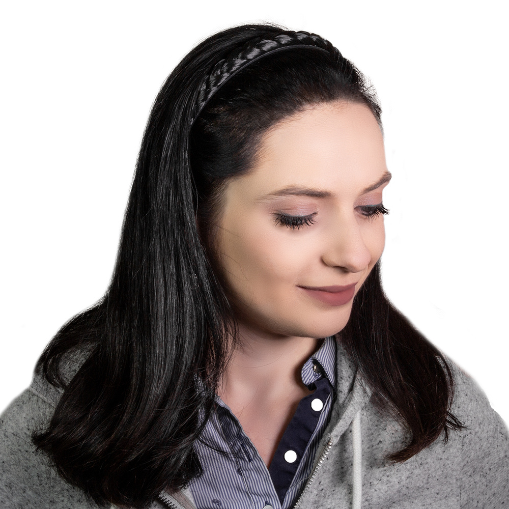 hair2heart Serre-tête tresse extensions