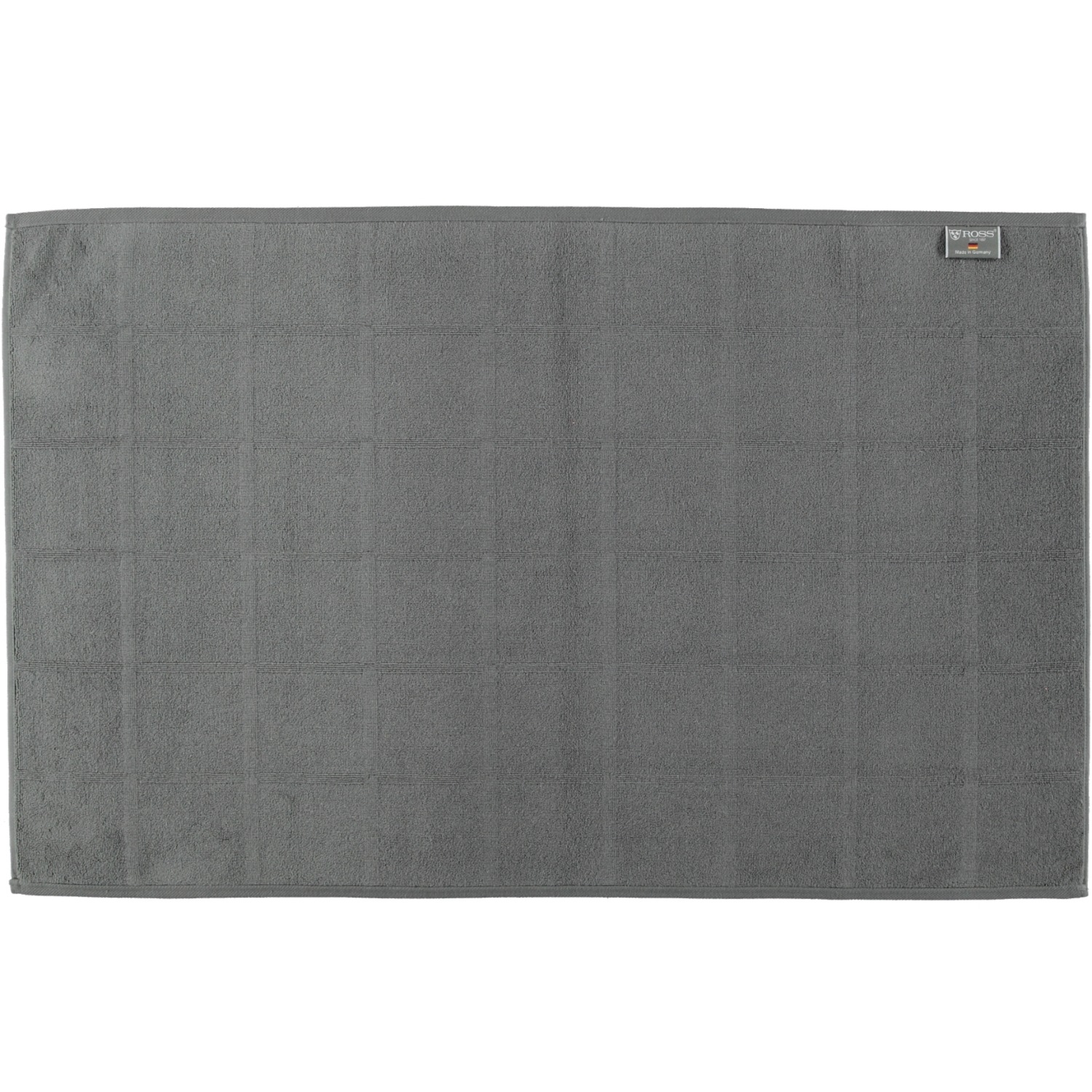 ROSS Badematten Karofond 4015 anthrazit - 86