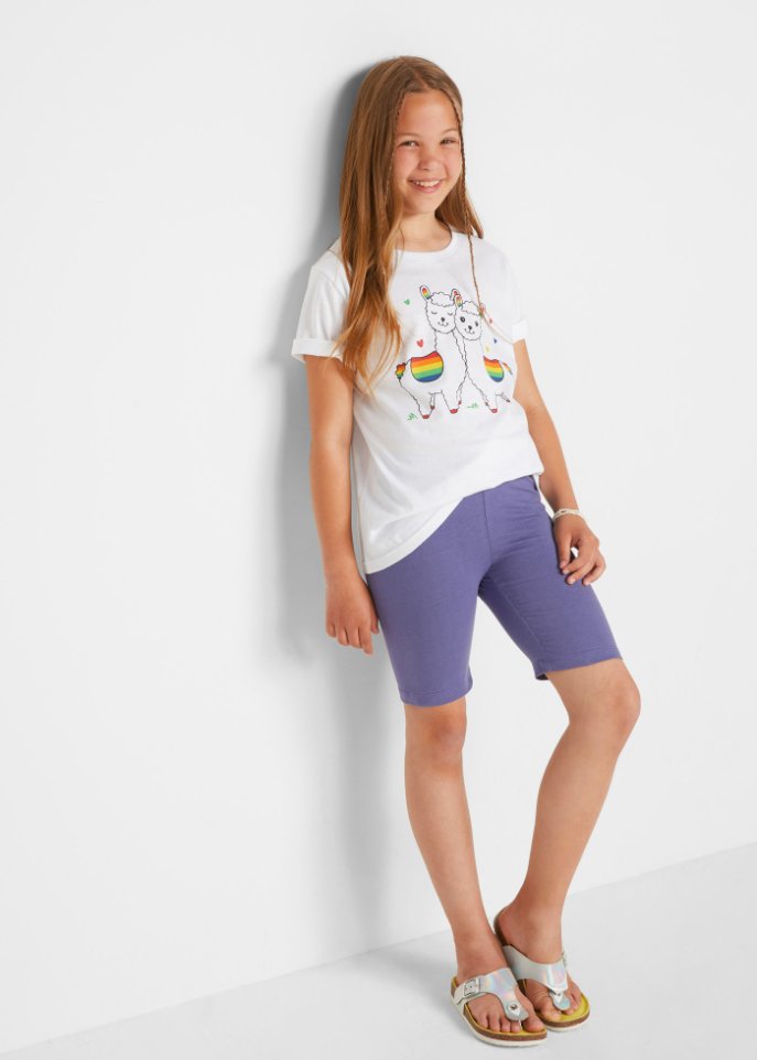 Pride Kinder Radler-Shorts (2er-Pack)