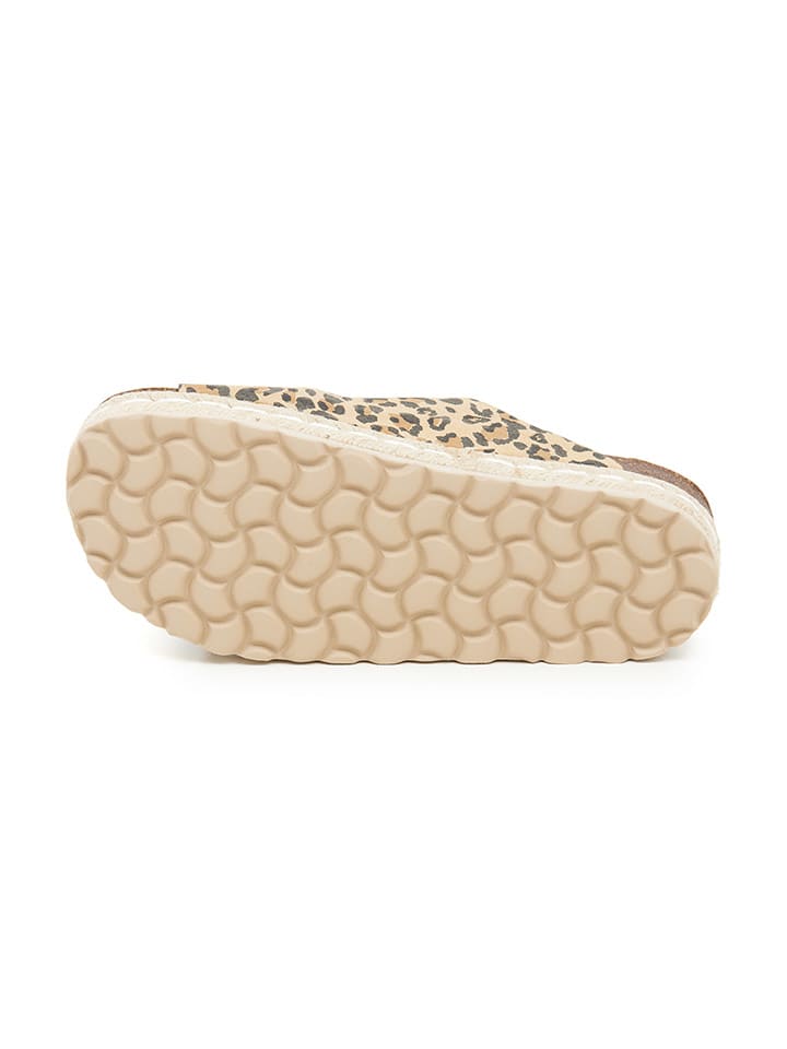 SABOKETS Pantoletten in Beige/ Schwarz günstig kaufen