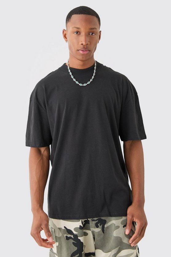 Oversize T-Shirt mit Graffiti-Print