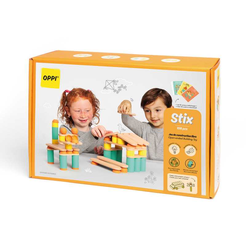 Jeu de construction Stix 108 pièces OPPI