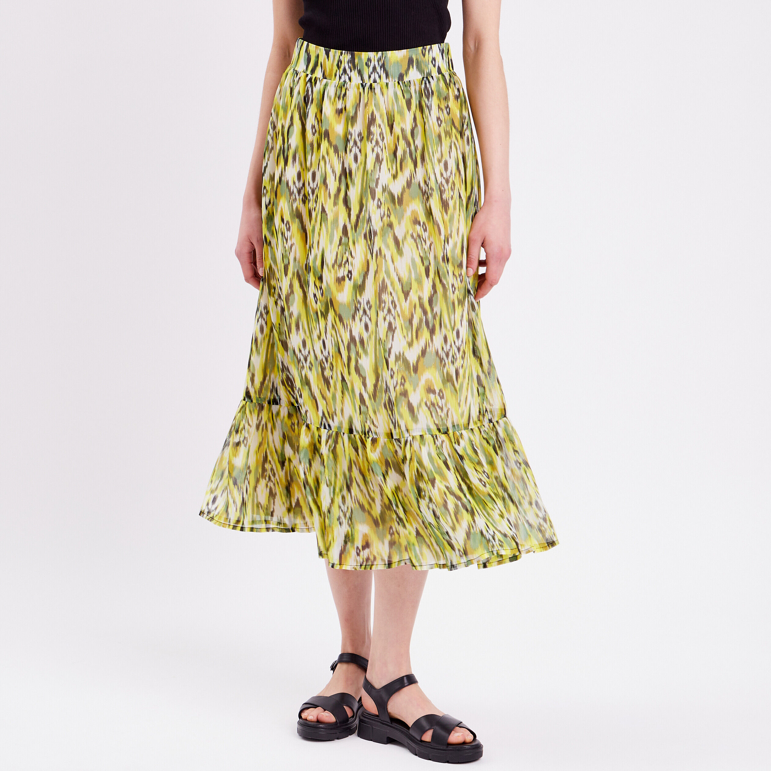 Jupe droite blanc femme | Cache Cache