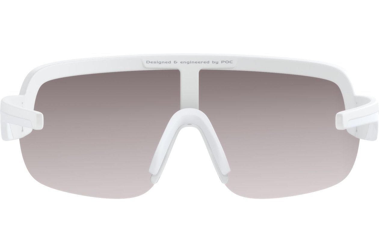 POC Aim - Hydrogen White/Violet/Silver Mirror