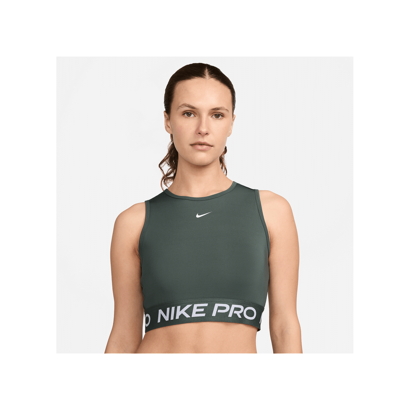 Nike Pro 365 Crop Tanktop Damen Grün F338