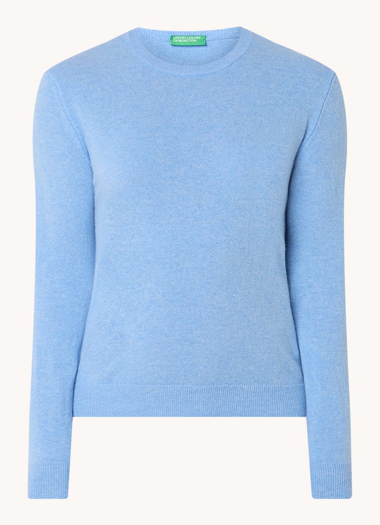 Maglione Benetton in lana merino a maglia fine