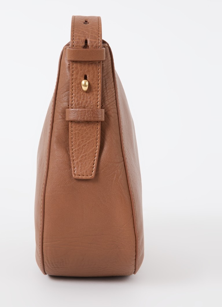 Geantă de umăr mică din piele de vițel Burberry Knight