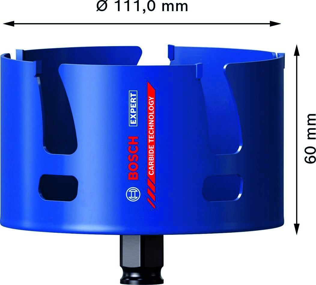 Bosch Blue Accessories 2608900482 Expert Construction Material hulsav 111 x 60 mm