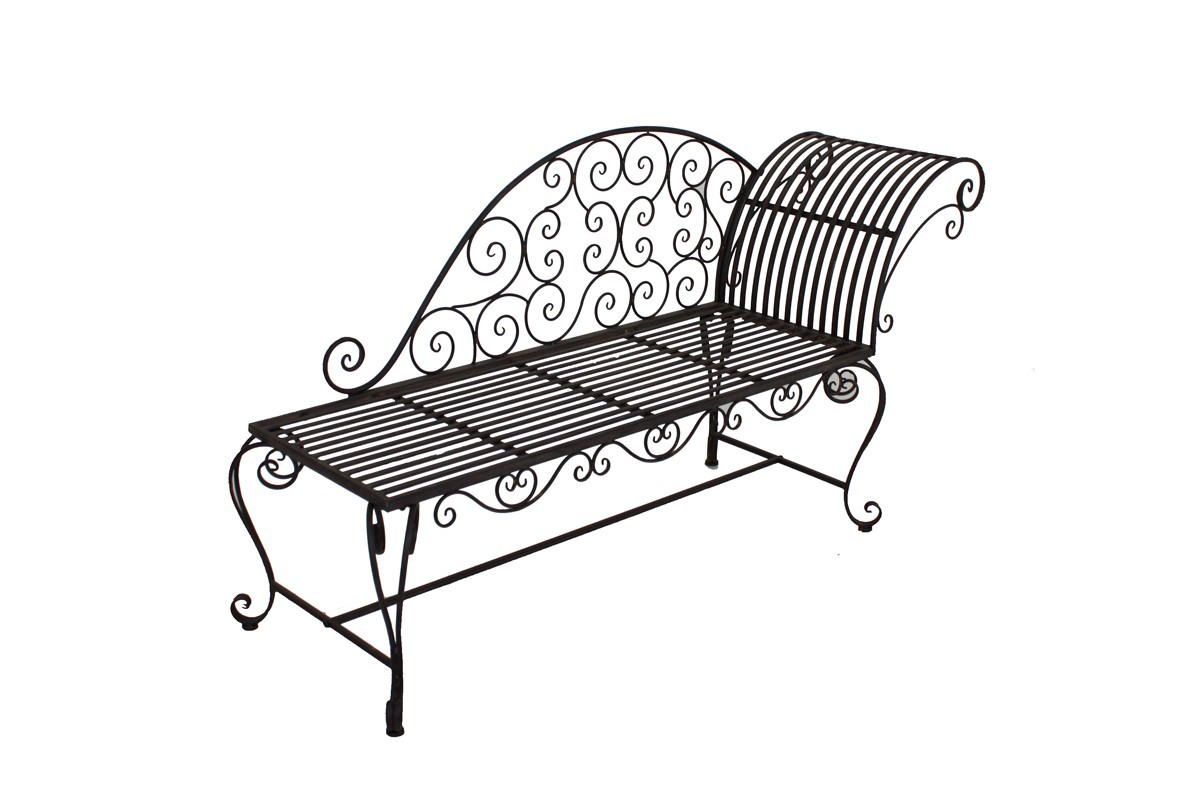 Garden Pleasure Gartenbank, Liegebank, Metall