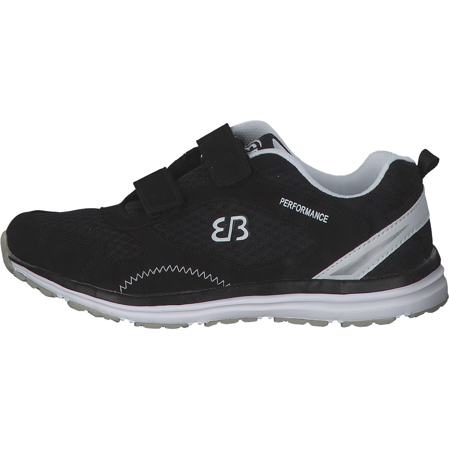 EB-Sport 121028, Sneakers Low, Herren, schwarz/weiss