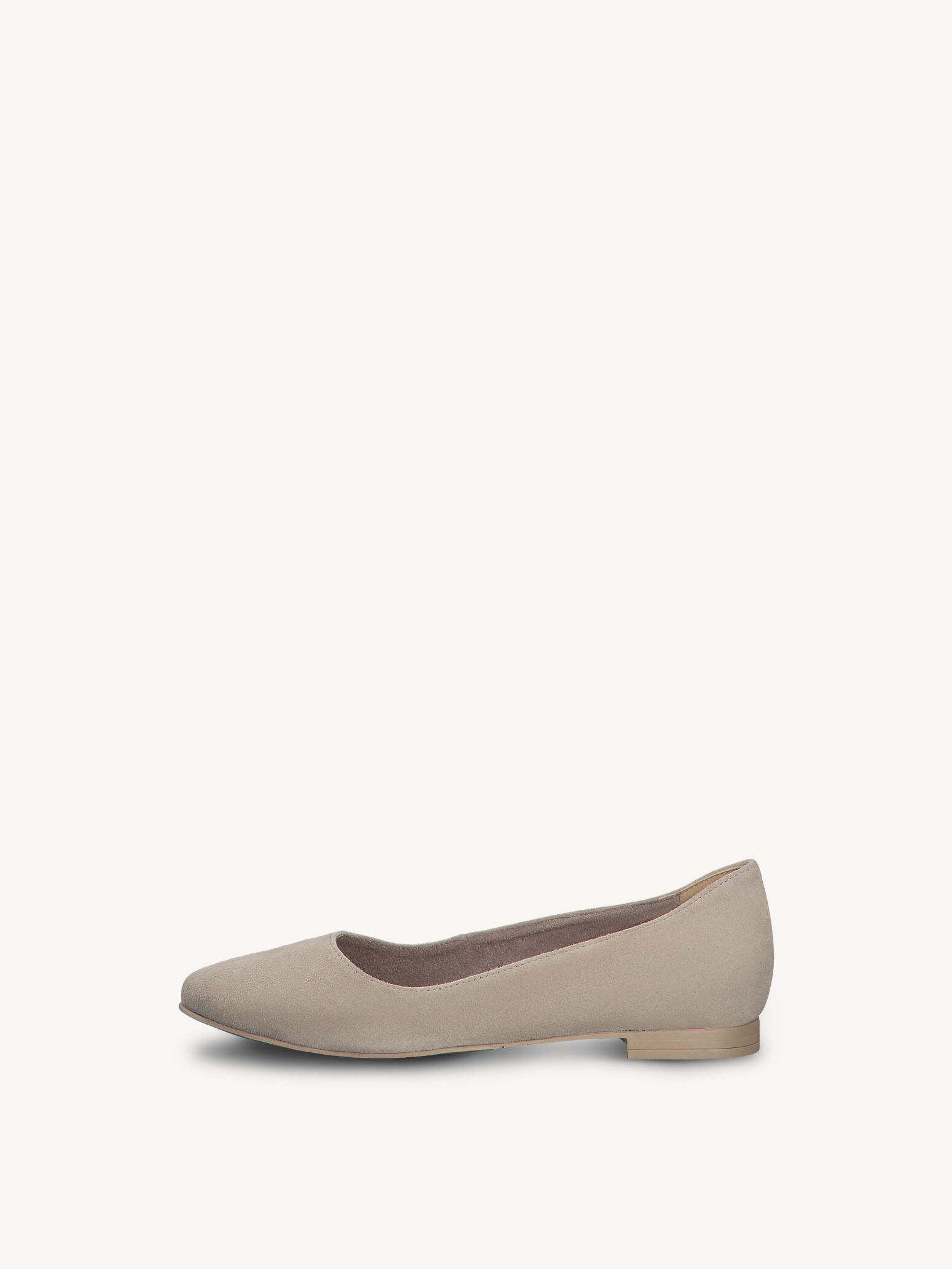 Ballerine en cuir - beige