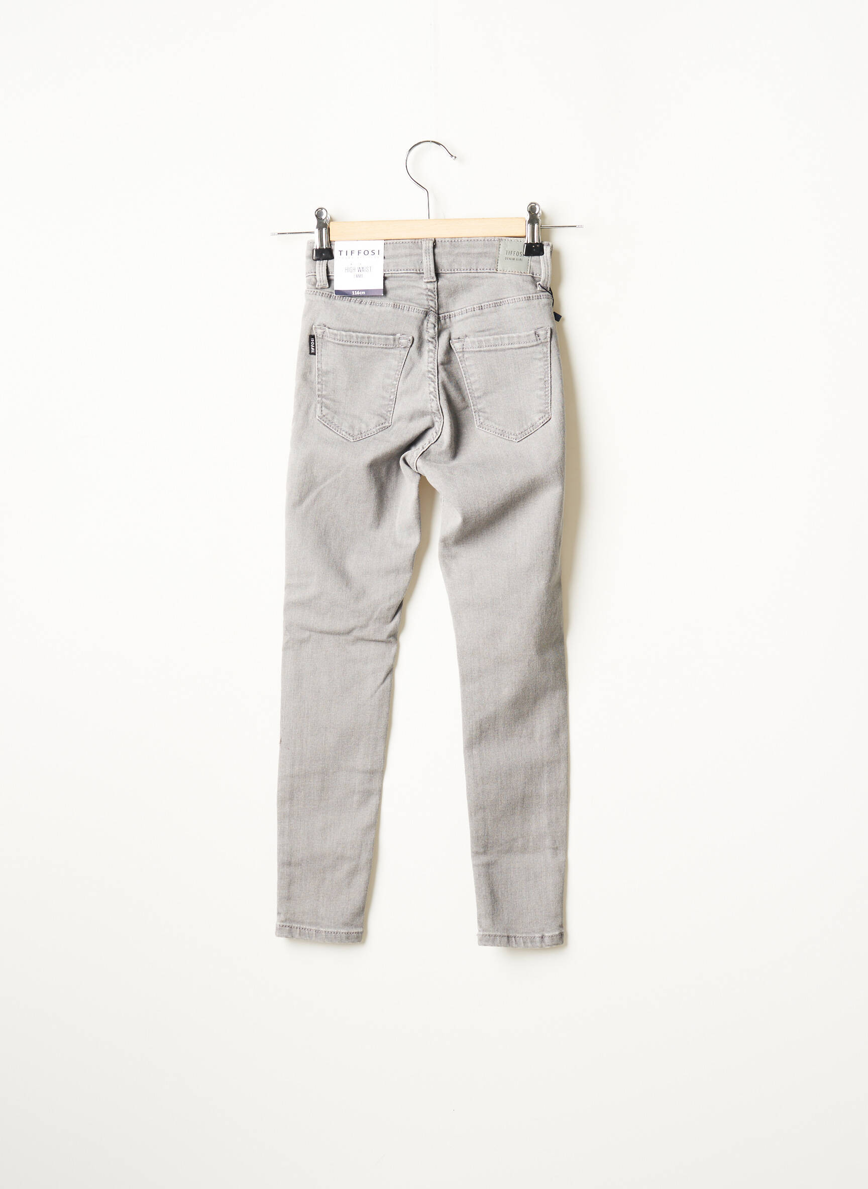 Tiffosi Jeans Skinny Fille couleur gris