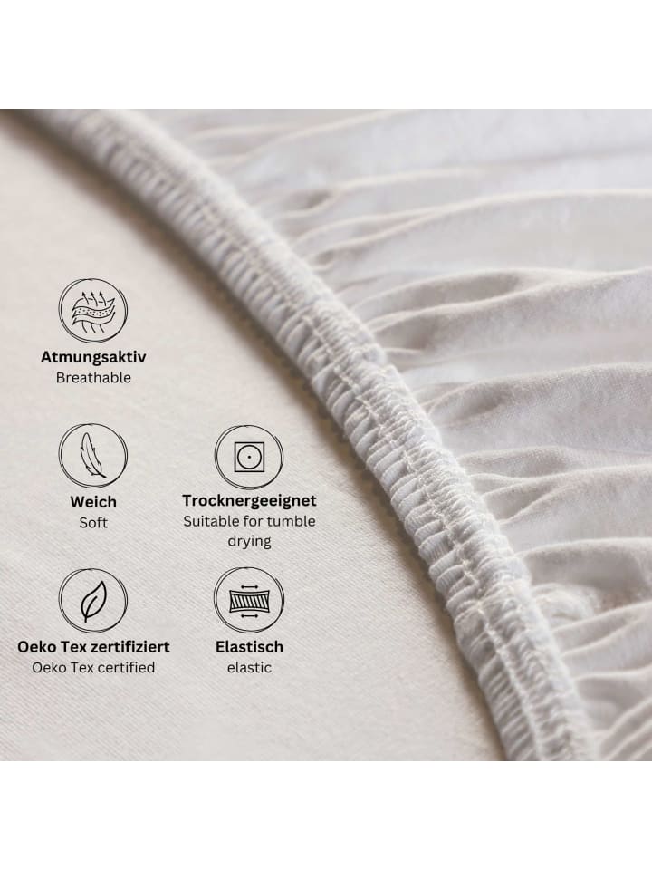 ESPRIT Spannbettlaken PREMIUM in Weiss günstig kaufen