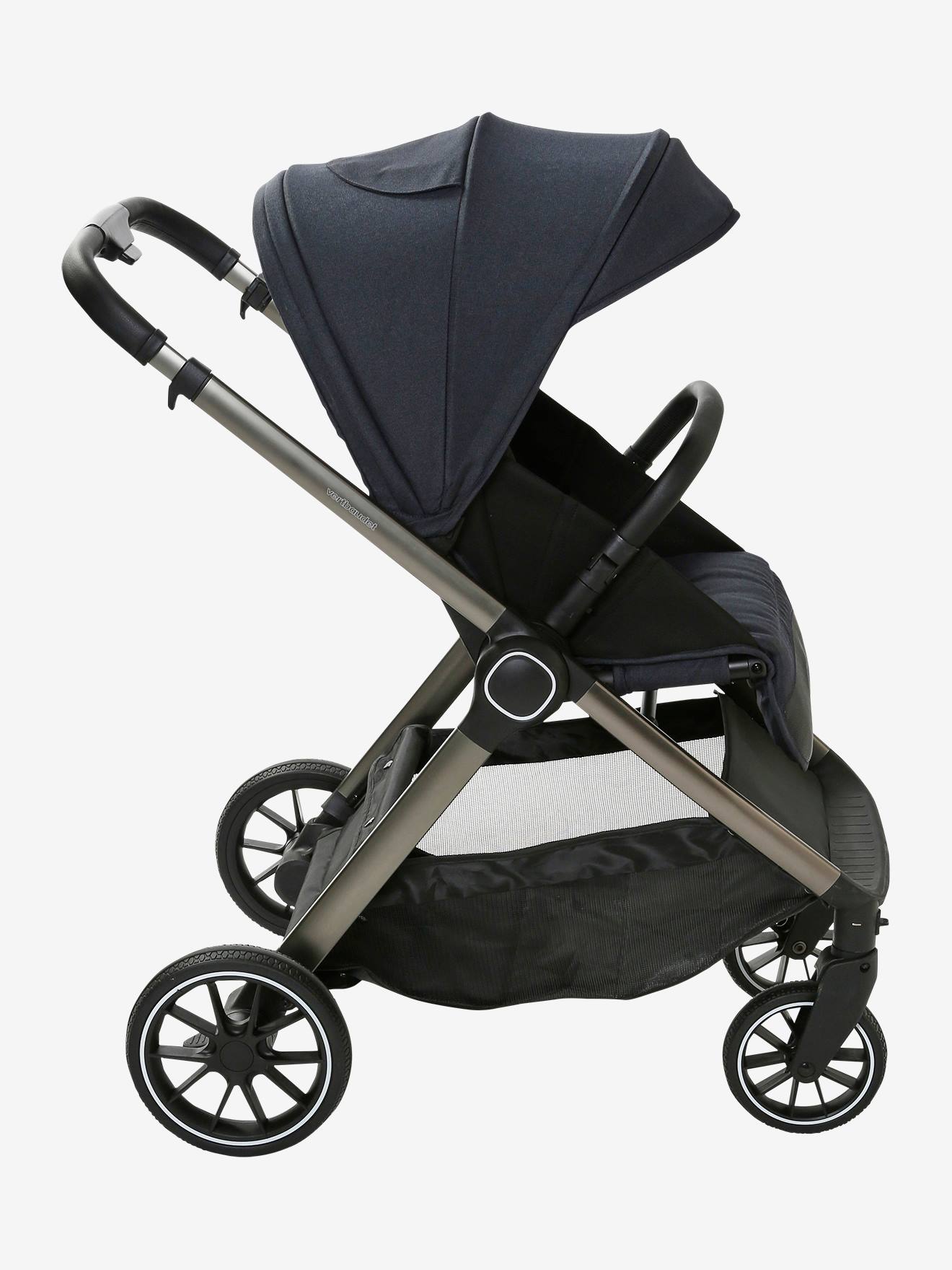 Poussette Trio Auriga I-size VERTBAUDET bleu nuit