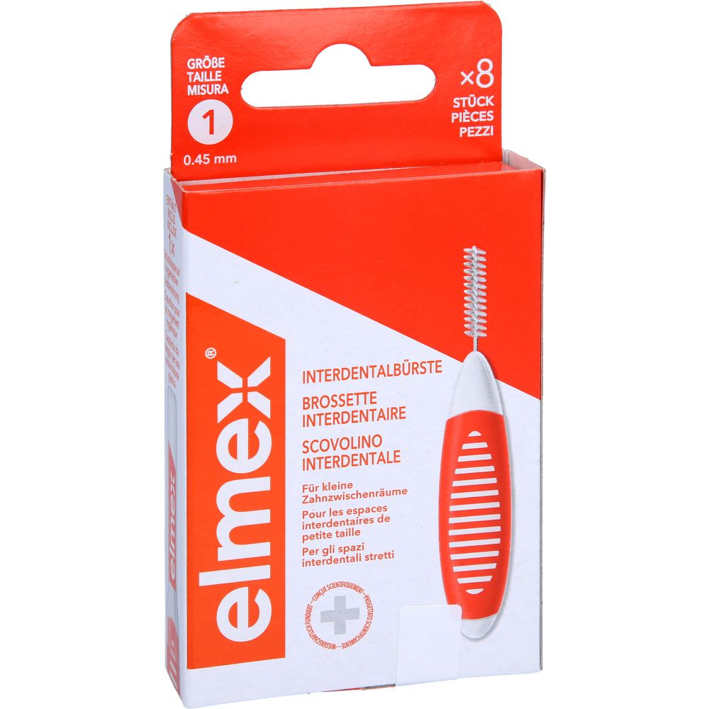 Interdentalbürsten orange. Größe 1. 0.45 mm