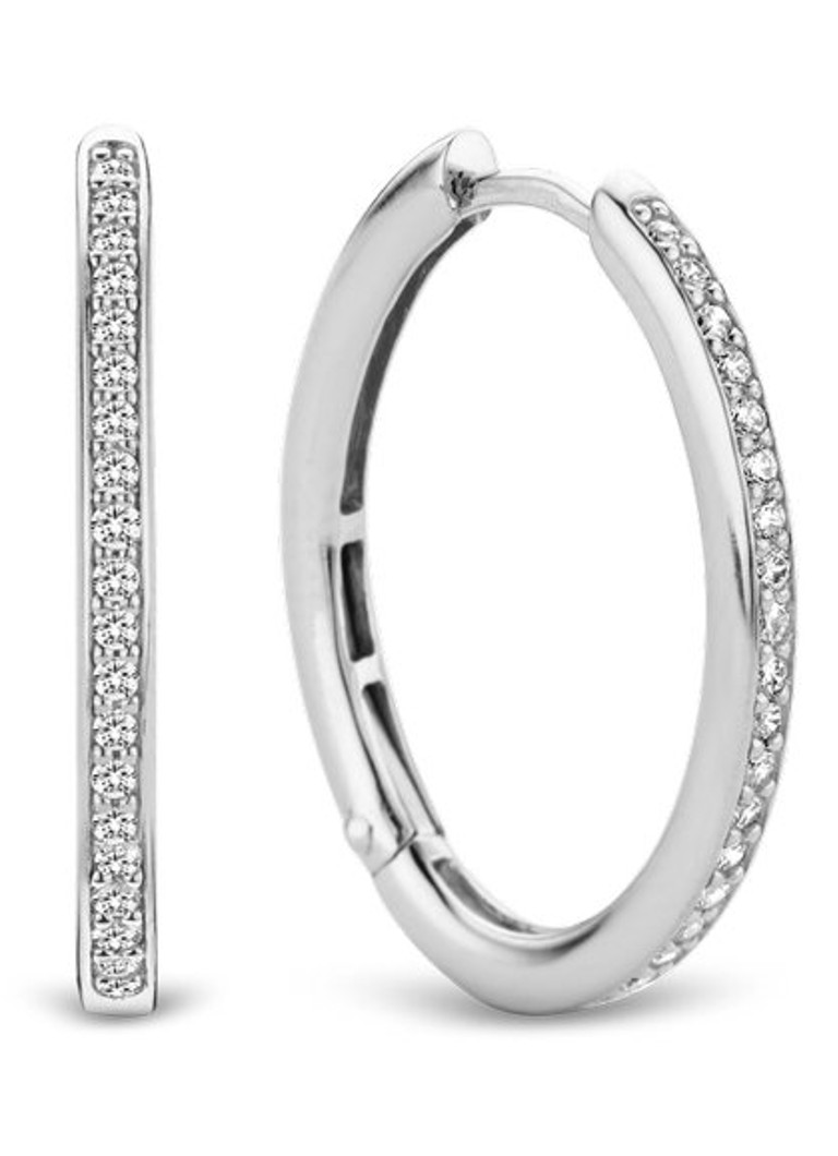 I FEEL YOU - Cercei rotunzi Milano din argint cu zirconiu cubic 7789ZI
