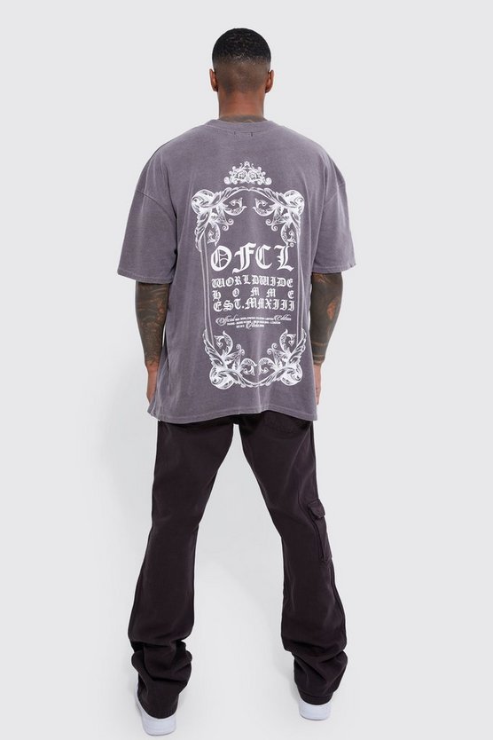 Gefärbtes Oversize T-Shirt
